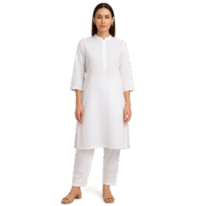 Kurta Pajama Set - White